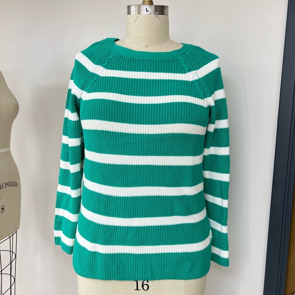 Tommy Hilfiger Striped Sweater M - Picture 2 of 13